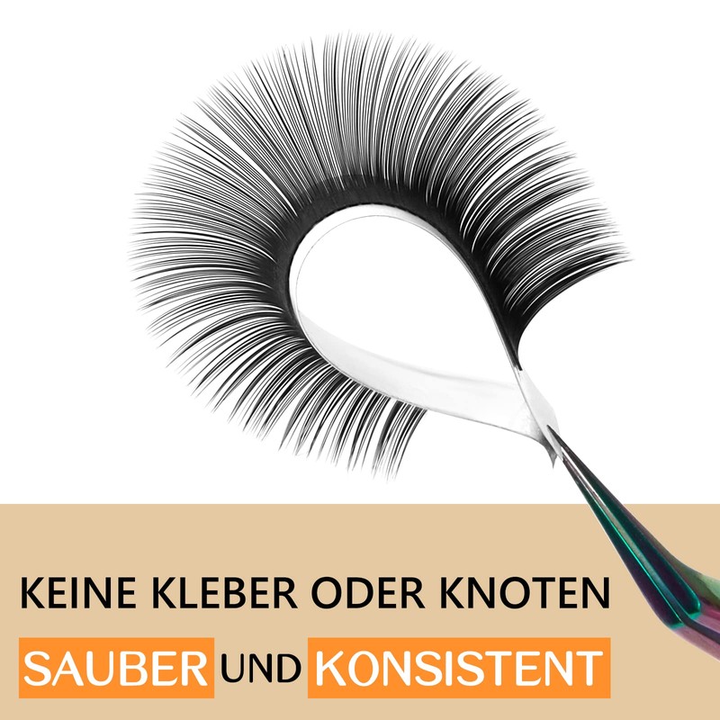 Individual Eyelashes, Volume Eyelashes, C-0.20, 8–15 mm Mix Eyelash Extensions,