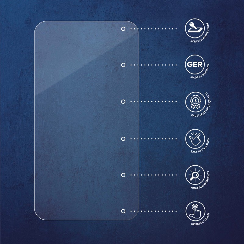 Savvies Pack of 6 Screen Protectors Compatible with Kobo Aura
