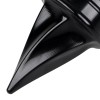 Unbranded Black Twisted Front Axle Cap Nut Covers For Harley