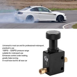 Akozon Válvula Dosificadora de Freno, Válvula Proporcional de Freno Universal Ajustable en Línea Frenos de Tambor de Disco 150PSI-1200PSI Rango de Presión