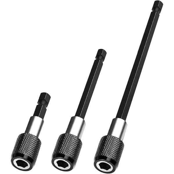 KEWAYO Hex Extension Bar 0.25 inch (6.35 mm) Hex Shaft
