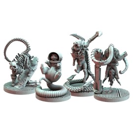 Rebel Nemesis Space Cats Collectible Miniatures | Sci-Fi Horror Game | Strategy Game | Cooperative Adventure Game for Adults | Ages 14+ | 1-5 Players | Avg. Playtime 1-2 Hours | Made