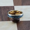 100S JEWELRY 6mm Gold Tungsten Wedding Rings for Men Women