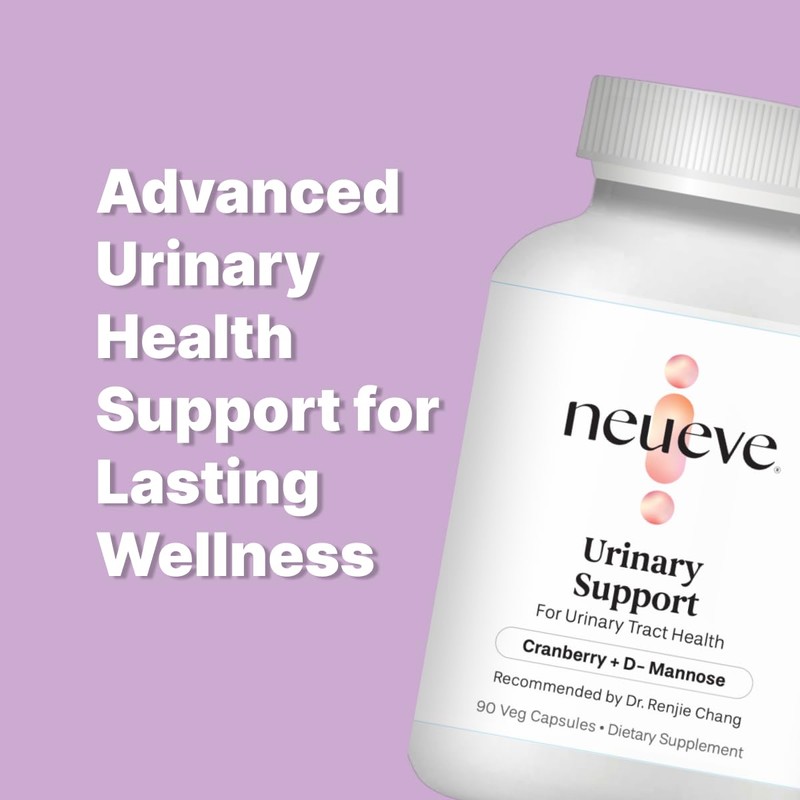 NeuEve Urinary Support Cranberry and D Mannose Supplements for Urinary
