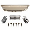 Under-Desk Laptop Holder for Storage – Screw-Mount Bracket Set for