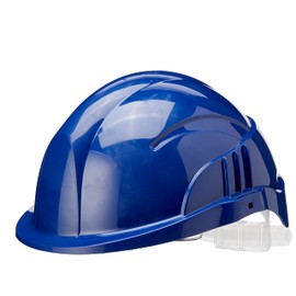 Centurion CNS10PLUSEBA VISION PLUS SAFETY HELMET BLUE C/W INTEGRATED VISOR