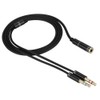 Diyeeni 3.5 mm Hembra a 3.5 mm Doble Macho Cable