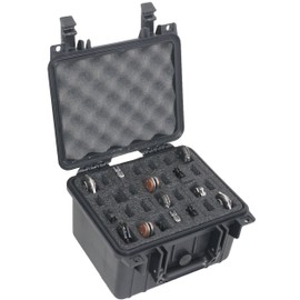 Case Club 28 Folding Knife Case - Hard Sided Travel and Storage Organizer Case fits a Variety of Folding Knives, Swiss Army Knives, Butterfly Knives & More in a Lockable Rugged Case