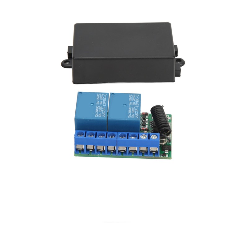 2 Channel Antitheft Alarm Wireless Relay Switch with Remote Control