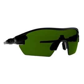 Phillips Safety Green Welding Glasses Geardo - Shade 3.0 Filter - ANSI Z87.1, EN 166/169 Approved - TR-90 Nylon Frame - Black