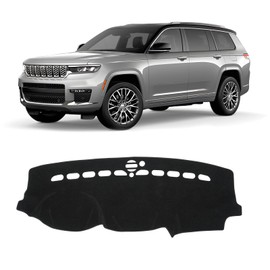 KUST Car Dashboard Cover for 2011-2021 Jeep Grand Cherokee Non-Slip Polyester Dashboard Mat Pad Interior for Jeep Grand Cherokee Accessories No Glare Black(NOT for Jeep Cherokee & Grand Cherokee L)