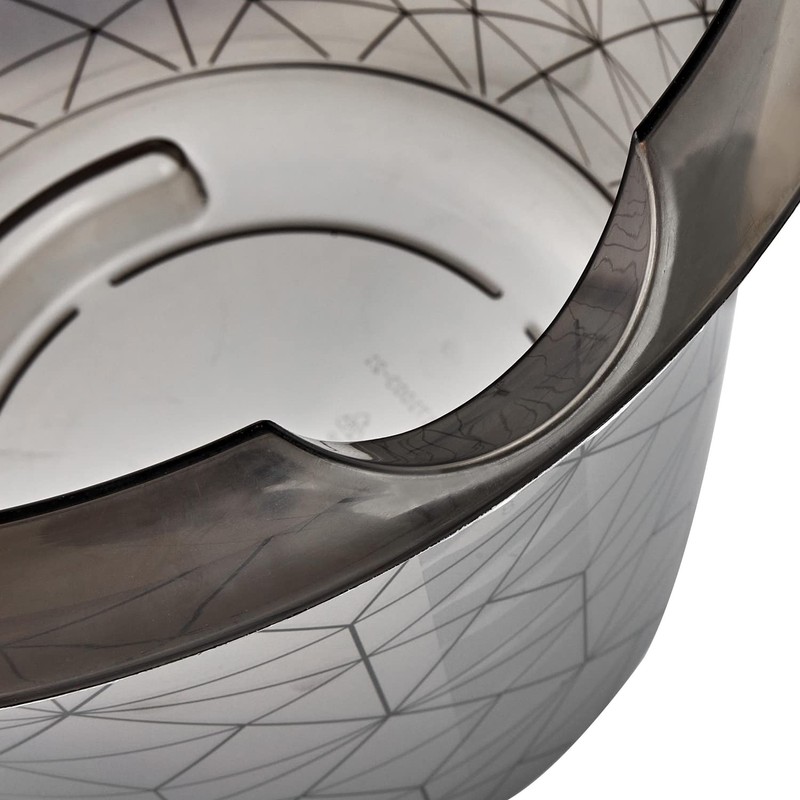 keeeper 10L Ilvie Polygon Crystal Grey Bucket with Integrated Measuring