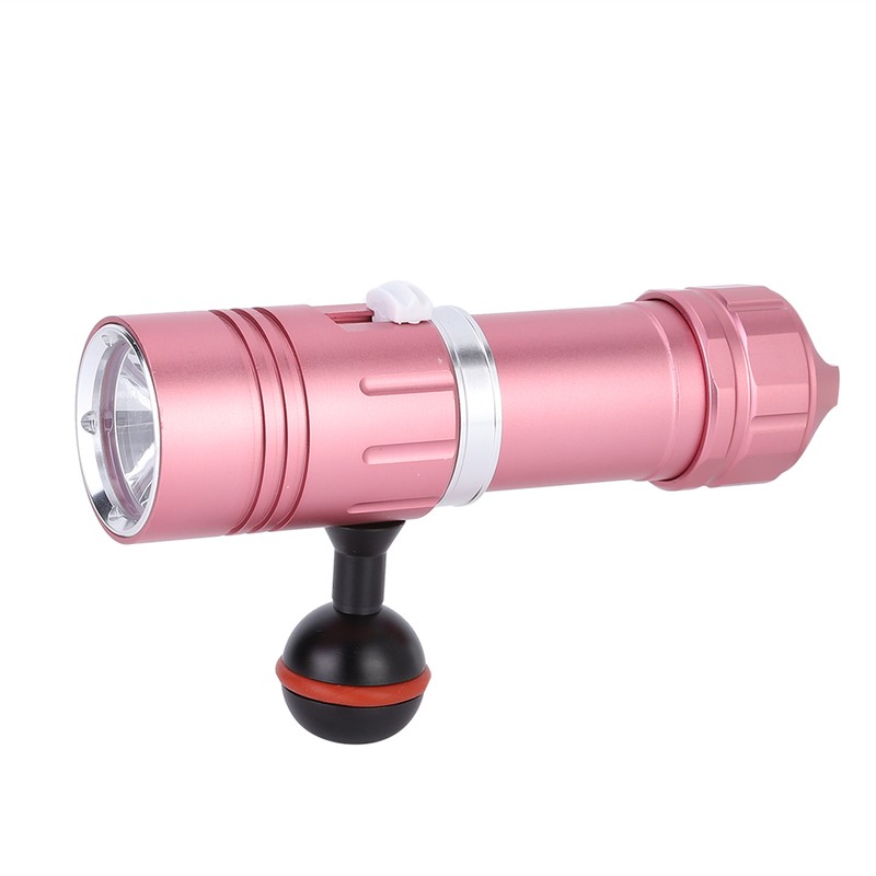 L2 LED Flashlight Torch 100M Diving Waterproof for Camping Stepless