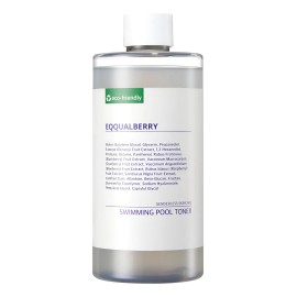 Eqqualberry Swimming Pool Toner 300ml Tónico Facial Coreano Todo Tipo Piel Día Noche