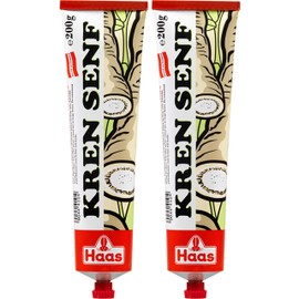 Haas Mustard with Horseradish 2 x 200 g, Haas / Austria