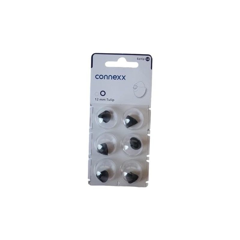 Connexx Eartip 3.0 12mm Tulip, Smokey Grey