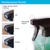 OEXEO Glass Spray Bottles,Handheld Pressure Spray Bottles,Adjustable Nozzle(spray,stream),Reusable Container (3