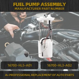 Dasbecan 16700-HL3-A02 Fuel Pump Assembly Compatible With Honda Pioneer 500 700 700-4 1000 1000-5 SXS500 SXS500M2 SXS700 SXS1000 2014-2023 16700-HL5-A01