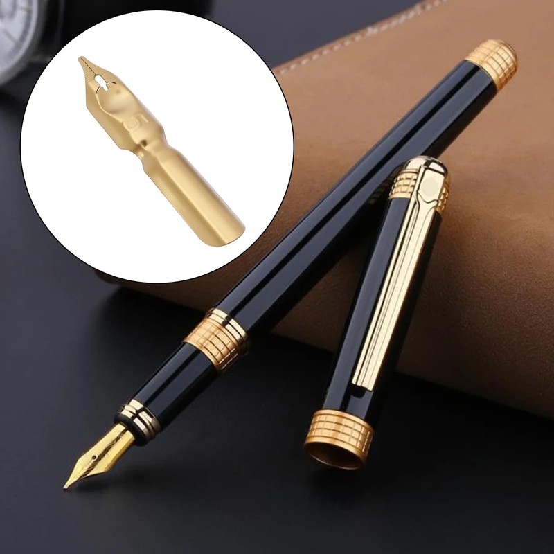 eMagTech 10pcs 0.8mm Line Width Pen Nib 304 Stainless Steel