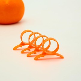10Pcs Orange Peeler Tool, Thick Ring Citrus Peel Remover Round Lemon Slicer Cutter Vegetable Fruit Opener Kitchen Gadget Chef Tools, Kitchen Utensils and Gadgets