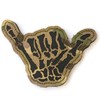 Multicam Camo IRR Morale Patch Skeleton Hand Sign Shaka Military