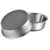 PEGYY11 Nonslip Stainless Steel Dog Bowls, 3.8 US Cup, 2