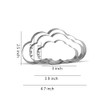 Cloud Cookie Cutter Set - 4.7”,3.9”,3” - 3 Piece -