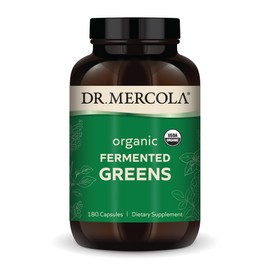 Dr. Mercola Verduras Fermentadas Orgánicas, 30 Porciones (180 Cápsulas), Suplemento Dietético, Apoya la Salud Inmune, Sin Ogm, Certificado Usda...    