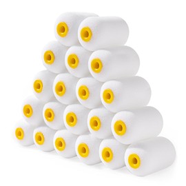 Mister Rui Rodillo de Pintura de Espuma, Paquete de 20 Rodillos de Espuma de 2 Pulgadas, Repuestos de Rodillos de Pintura de Espuma Pequeños, Mini Rodillos de Pintura de 2 Pulgadas, Mini Rodillos para