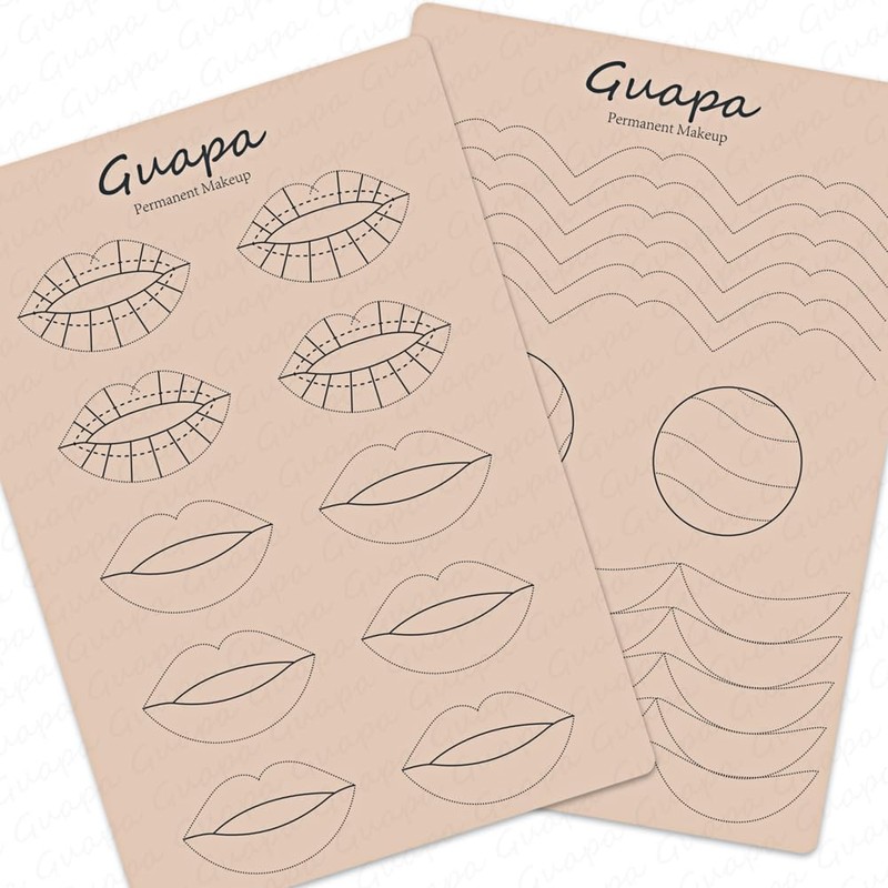 Pack of 4 Practice Skin for Lip Tint and Lip