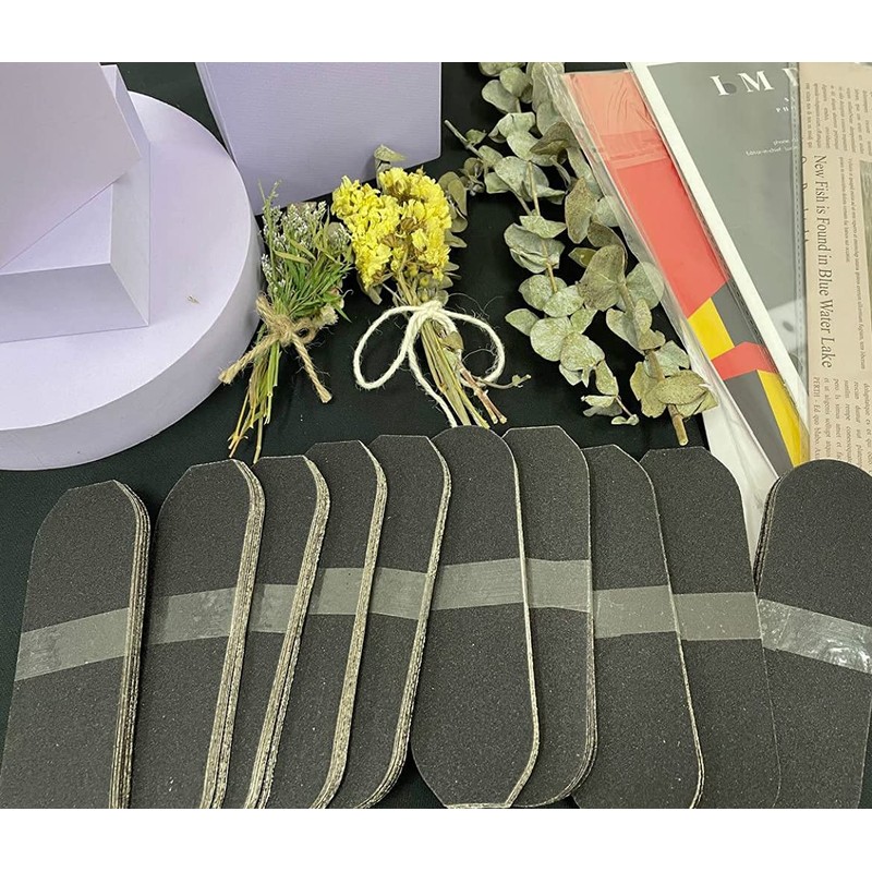 100 Pieces Foot File Refills Sandpaper Replacement Pedicure Files Refill