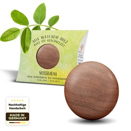 Walnut Worry Stone Available in 22 Wood Types with Tree Horoscope for Every Birthday. Good Luck Charm or Gift for Family & Friends, Strengthener, Courage in Life Crises or Stress