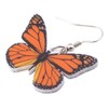 SHIGIE Acrylic Orange Monarch Butterfly Earrings Dangle Spring Summer Insects