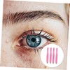 Baluue 4pcs Eyebrow Makeup Tools Diagonal Tweezers Eyebrow Clamps Brush