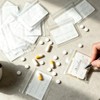 100Pcs Medication Bag, Repeatedly Sealing Pill Pouch, Portable Pill Bags