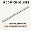 23.62-Inch Steel Car Radiator Cleaning Wand with Multi-Outlet Spray, 1-Piece