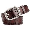 Jasgood Genuine Leather Belt, Women's Belt, Cowhide Leather, Lightweight, Soft,