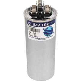 RA2000-37-305-506 - ClimaTek Upgraded Dual Round Capacitor Fits Amrad - 50 + 3 uF MFD 370 440 Volt VAC