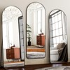 HARRITPURE Arched Full Length Mirror - 64" x 21" Large