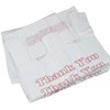 Large Plastic Thank You Bags (T-Shirt Bags) 18" x 8"