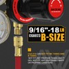 AWLOLWA Oxygen & Acetylene Regulators - Compatible with Medium Duty