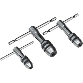 PRAZTECH® ATW-0053 Adjustable T-Handle Tap Wrench Set – 3 Piece M1-M4 / M4-M8 / M6-M12