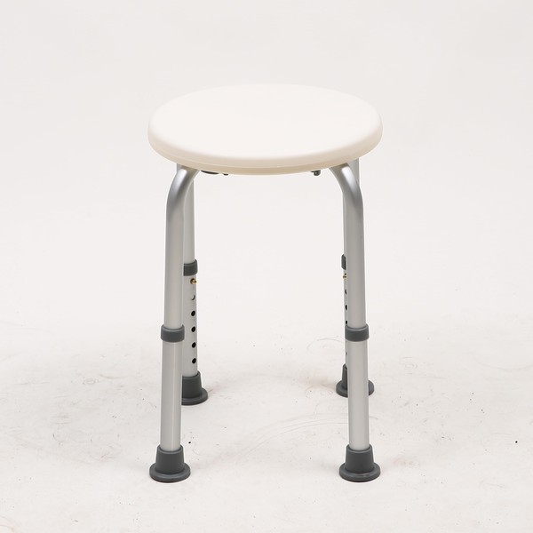 Medwindow Shower Chair for Inside Shower, Adjustable Lightweight Aluminum Shower