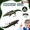 Liliful 2 Pcs 49 Inch Inflatable Alligator Pool Float Floating