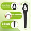 Nuyoah Replacement Blade Grass Trimmer Blade Pack of 120 for