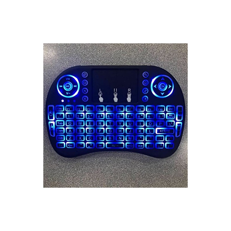 Mini i8 Wireless Keyboard Backlight and USB C Charging