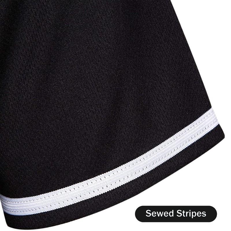 Pullonsy Mens White Plain Baseball Jersey Button Up Mesh Cool