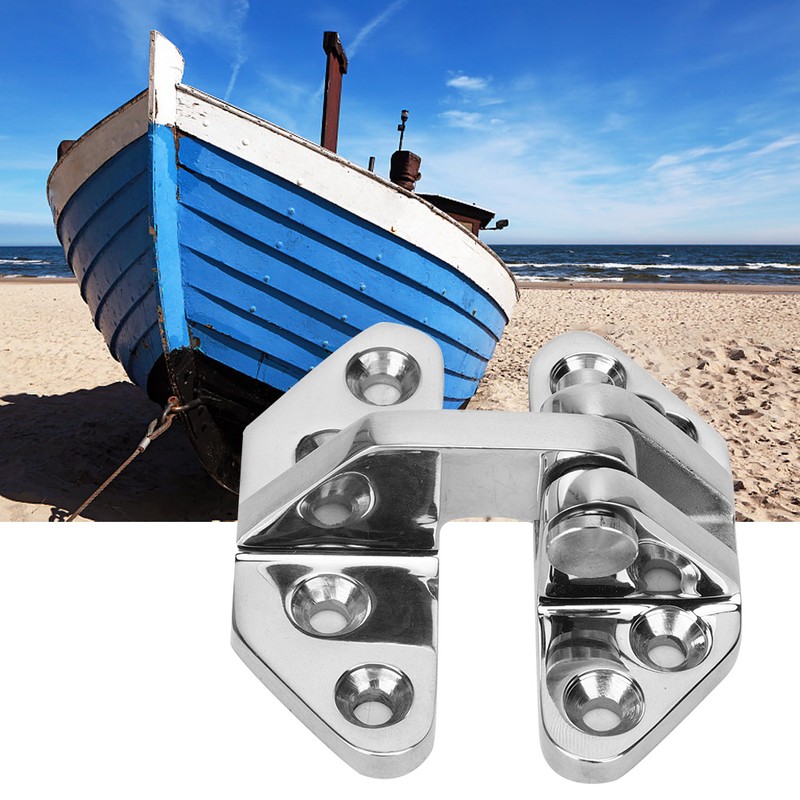 Boat Hatch Hinge Stainless Steel 316 Butterfly Shaped Strap Hinge