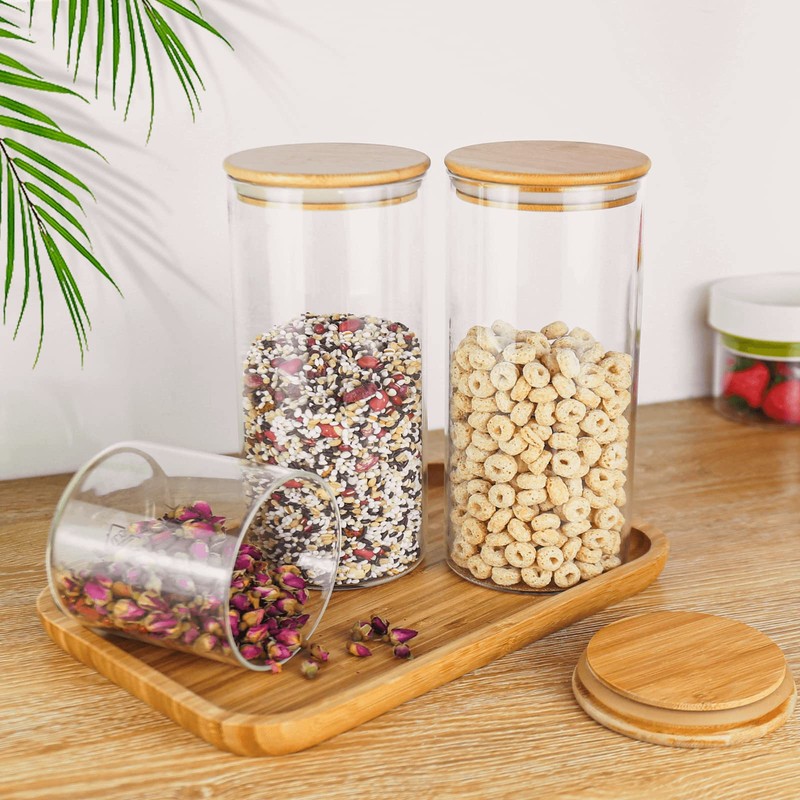 18 Oz/550 ML Glass Jar with Lid, Clear Thickened Version