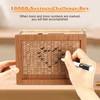 10000 Savings Challenge Box, Money Saver Box 10k Smash, Wooden